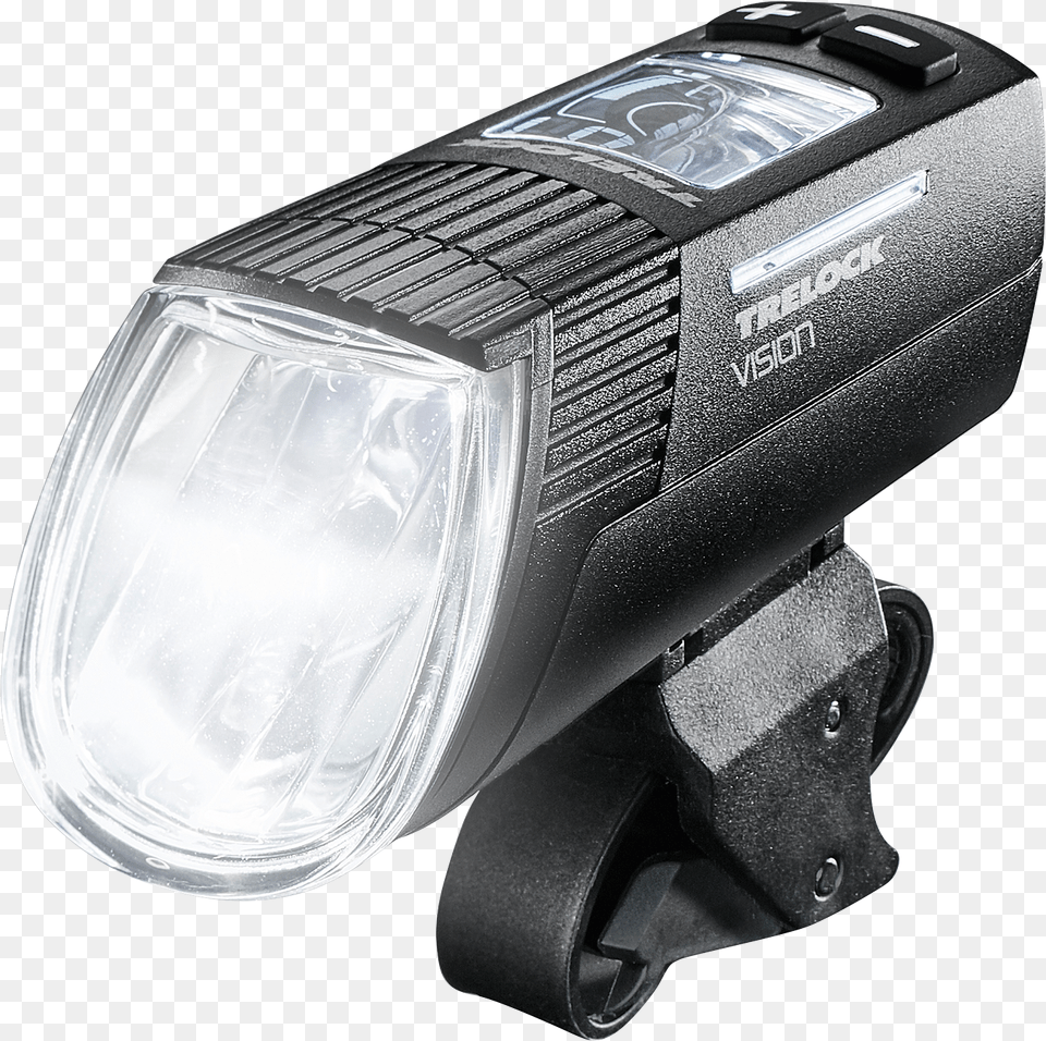 Trelock Ls 760 I Go Vision Bicycle Front Light Black Video Camera, Lamp, Headlight, Transportation, Vehicle Free Transparent Png
