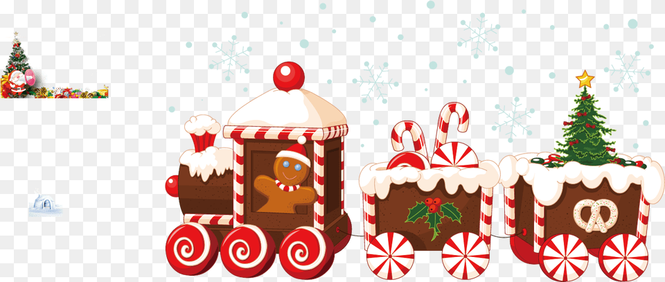 Tren De Santa Claus, Food, Sweets, Cookie Free Transparent Png