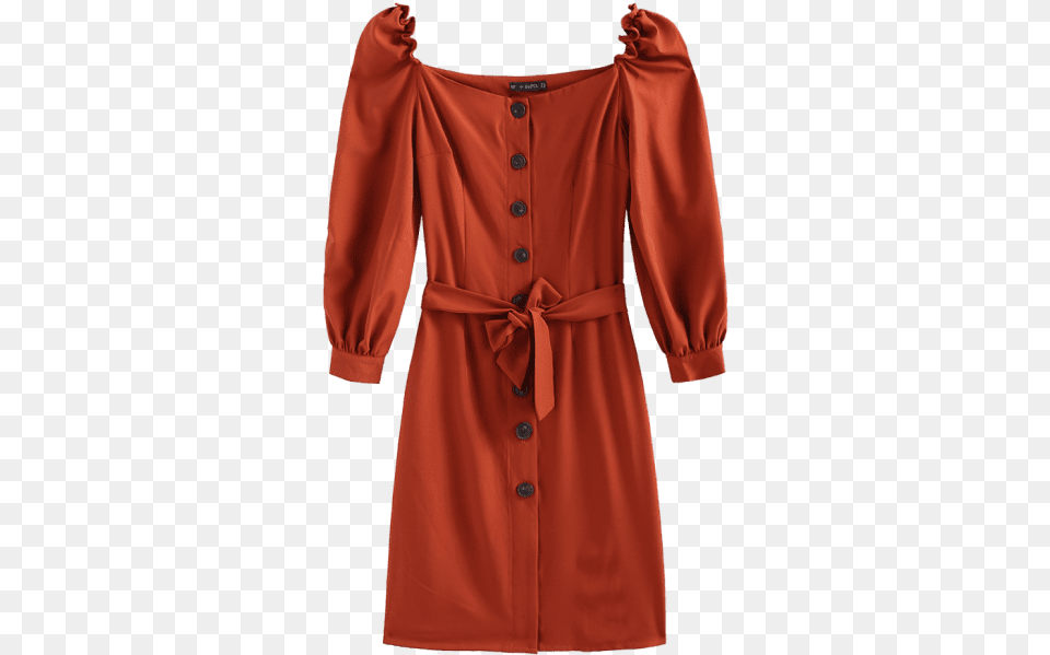 Trench Coat, Blouse, Clothing, Long Sleeve, Sleeve Free Png