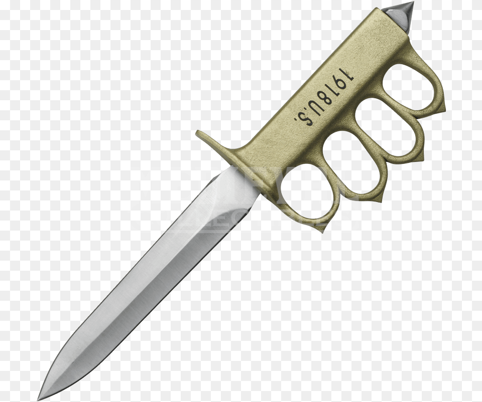Trench Knife, Blade, Dagger, Weapon Free Png Download