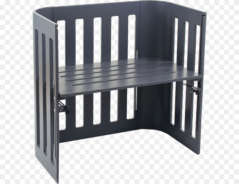 Trend Dark Grey Infant Bed, Furniture, Crib, Infant Bed, Table Png