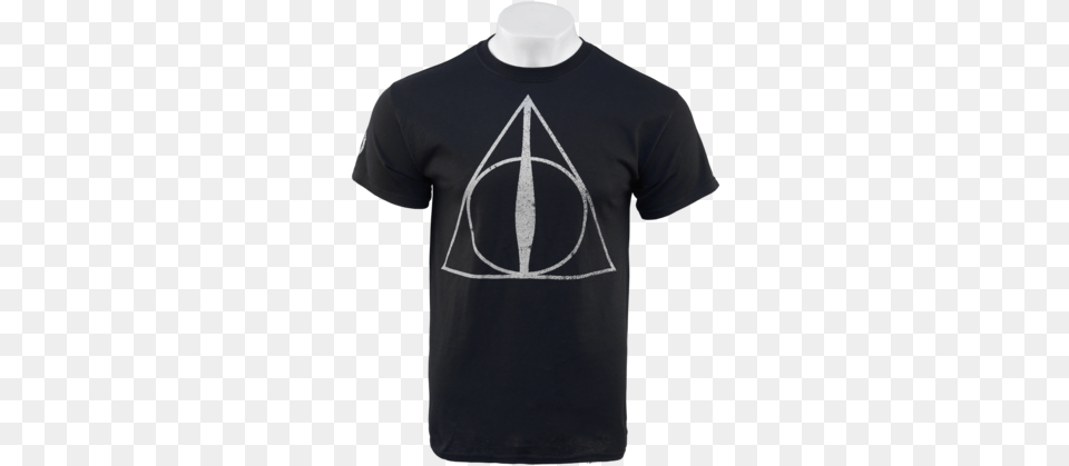 Trends International Harry Potter Deathly Hallows Wall, Clothing, T-shirt, Triangle Free Transparent Png