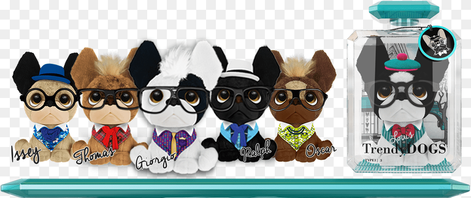 Trendy Dogs Cefa Trendy Dogs Assorted, Plush, Toy, Baby, Person Png