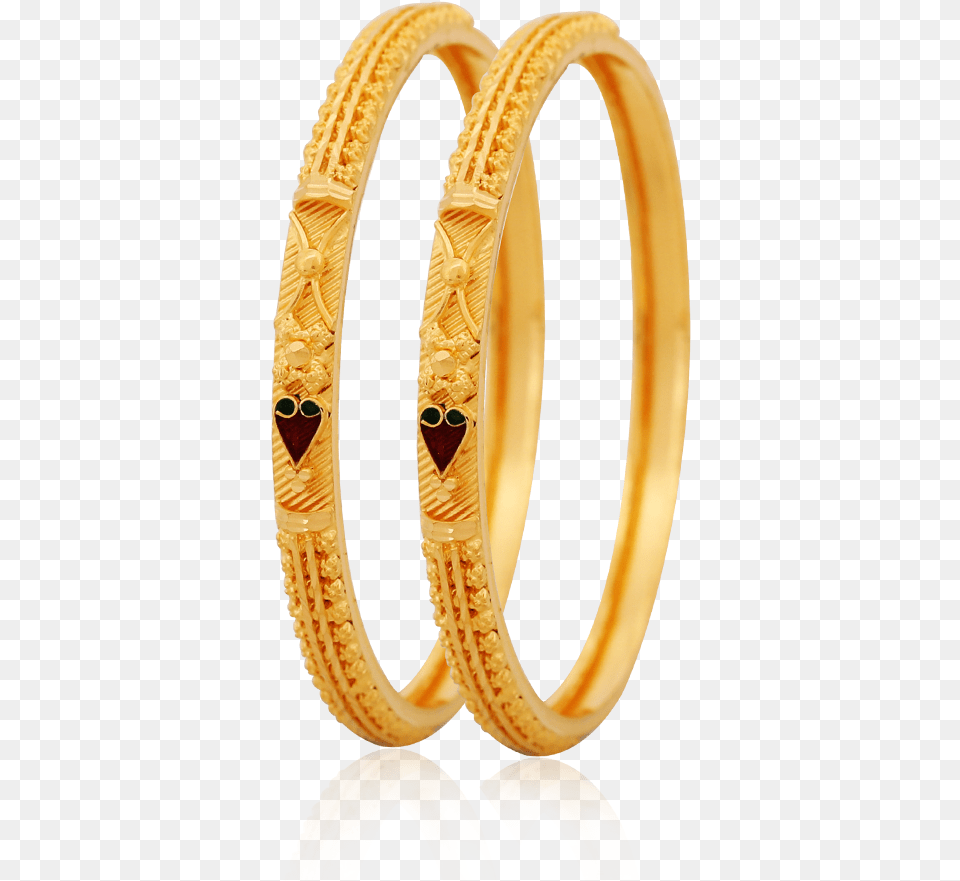 Trendy Golden Heart Bangles, Accessories, Jewelry, Ornament, Gold Free Png