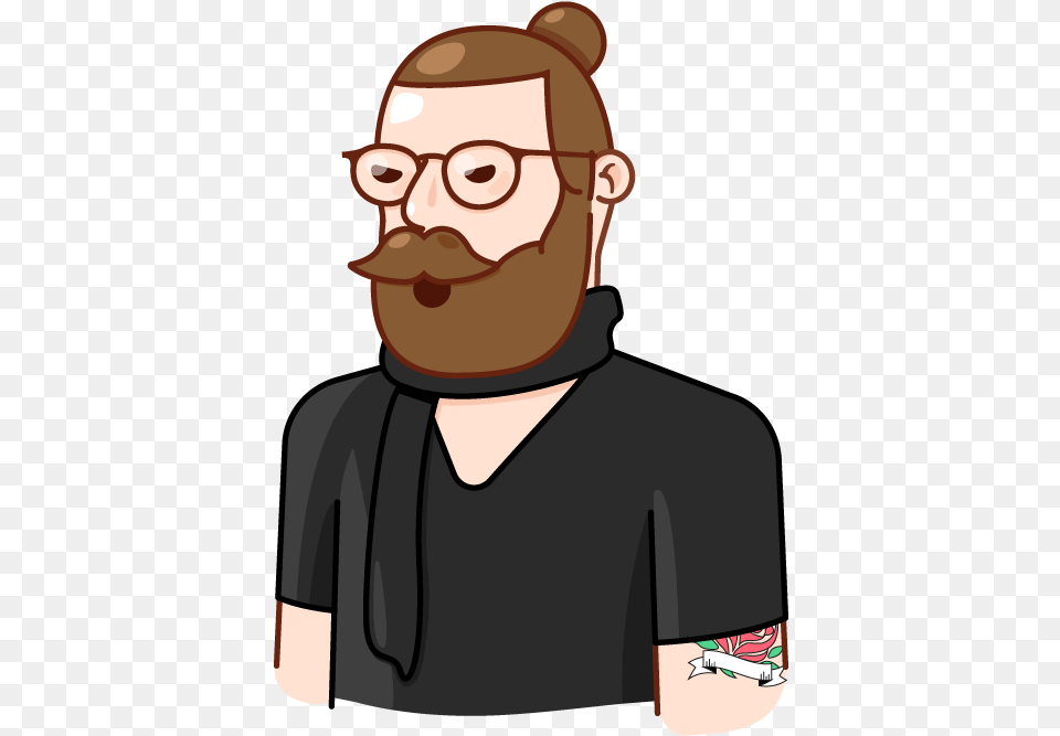 Trendy Hipster Messages Sticker 6 Cartoon, Face, Person, Head, T-shirt Free Png Download