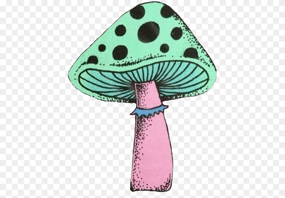 Trendy Mushroom Trippy Groovy Psychedelia Psychedelic Edible Mushroom, Agaric, Fungus, Plant, Amanita Free Png