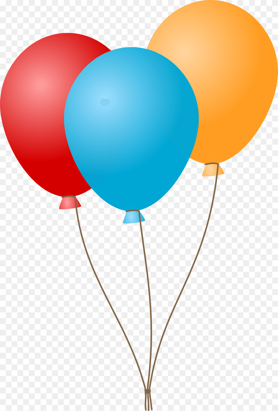 Tres Globos Planos Transparente, Balloon Free Png Download