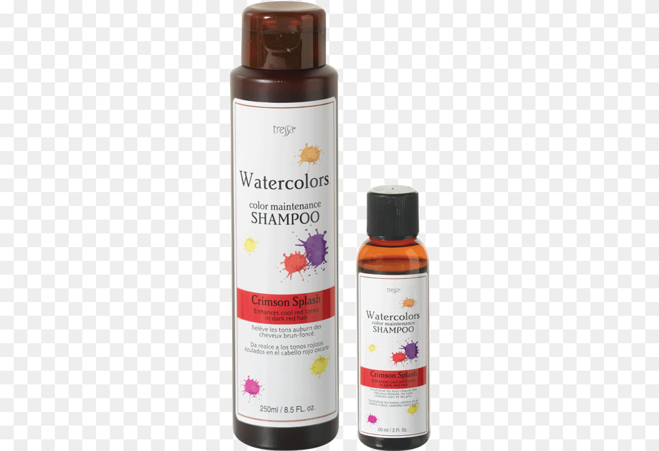 Tressa Watercolors Is A Sulfate Color Depositing Tressa Watercolours Shampoo, Herbal, Herbs, Plant, Bottle Free Transparent Png