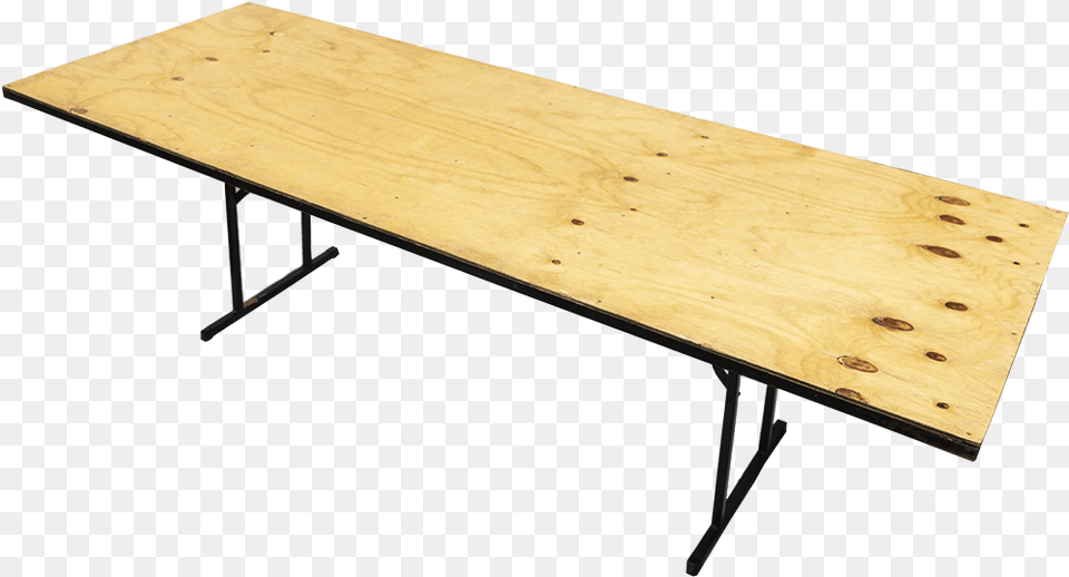 Trestle Table Timber Standard Trestle Tables 3m And Chair Hire Sydney, Coffee Table, Furniture, Plywood, Wood Png