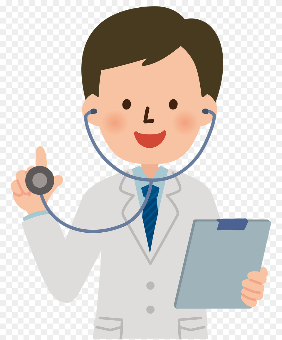 Trevor Medical Doctor Man Clipart, Clothing, Coat, Lab Coat, Baby Free Png Download