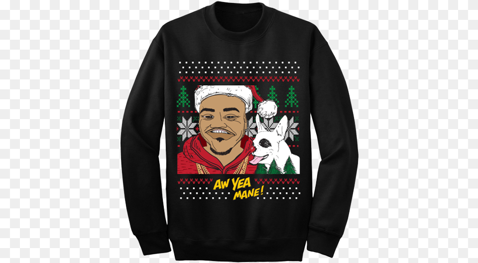 Trey Songz Christmas Collab Playlist Welcome To The Jingle, Sweatshirt, Sweater, Knitwear, Clothing Free Transparent Png