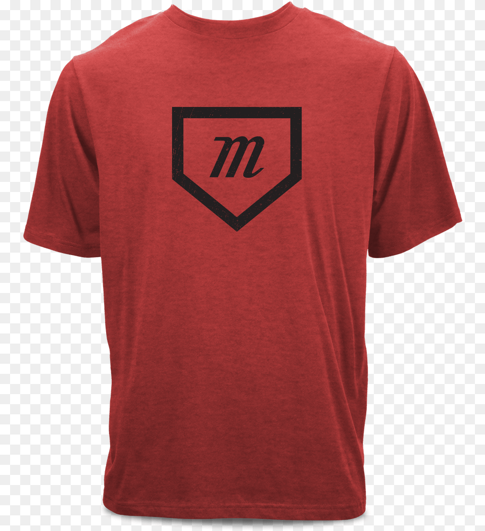 Tri Blend Short Sleeve Graphic T Shirt With A Marucci Marucci Shirt, Clothing, T-shirt Free Png