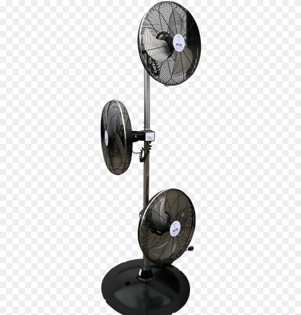 Tri Fan Floor Standing Industrial Pedestal 240v Miw End Table, Appliance, Device, Electrical Device, Electric Fan Png Image