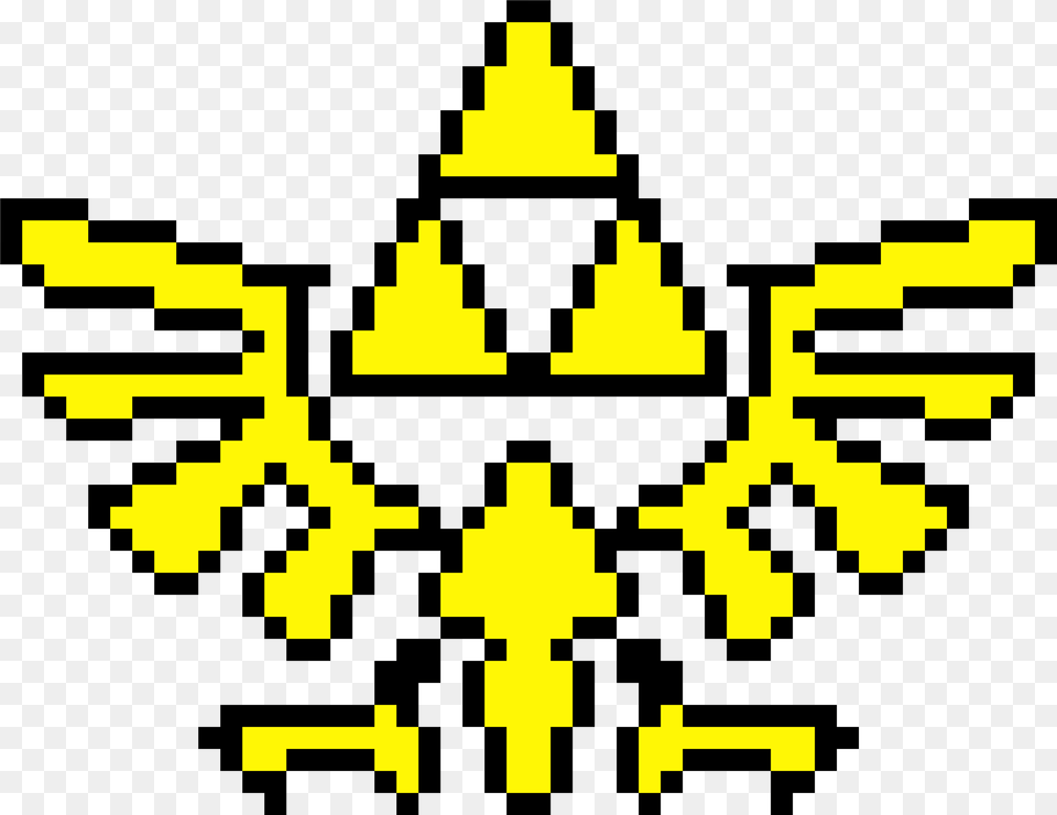 Tri Force Clipart Pixel Art Zelda Triforce, Symbol, Outdoors Free Transparent Png