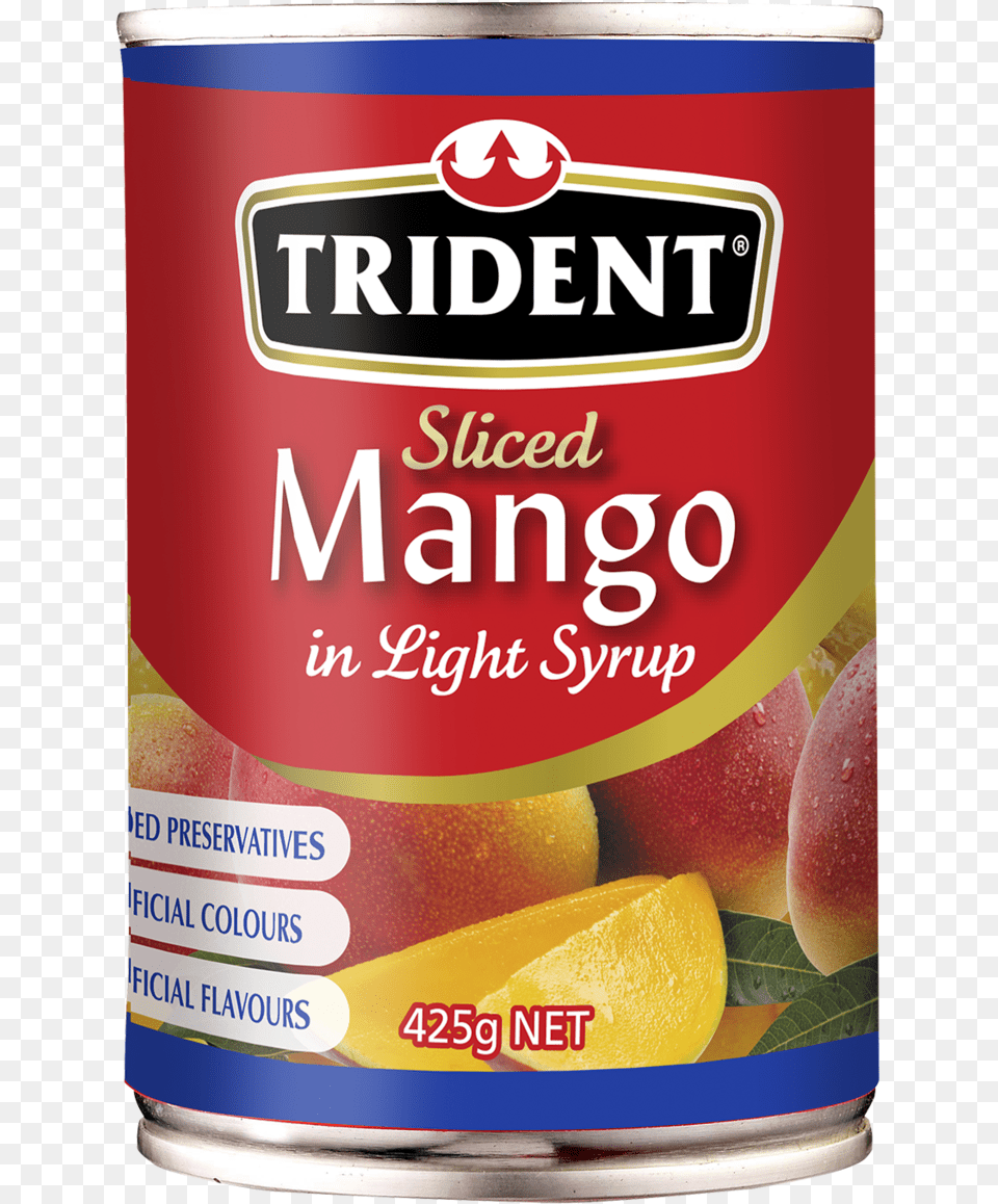 Tri Mango Slices 425g Trident Instant Soup Thai Tom Yum Goong, Tin, Food, Fruit, Plant Png Image