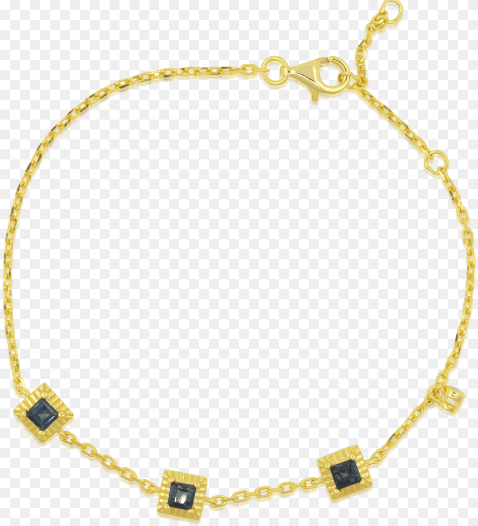 Tria Sapphire Yellow Gold Bracelet, Accessories, Jewelry, Necklace Png