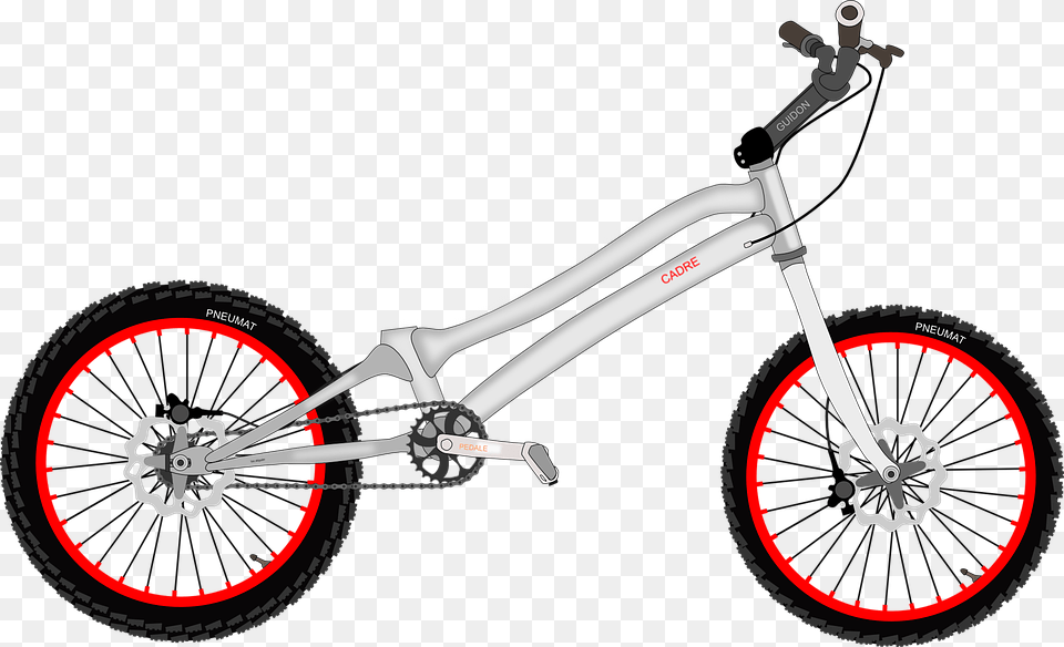 Trial Bike, Bicycle, Transportation, Vehicle, Machine Free Transparent Png