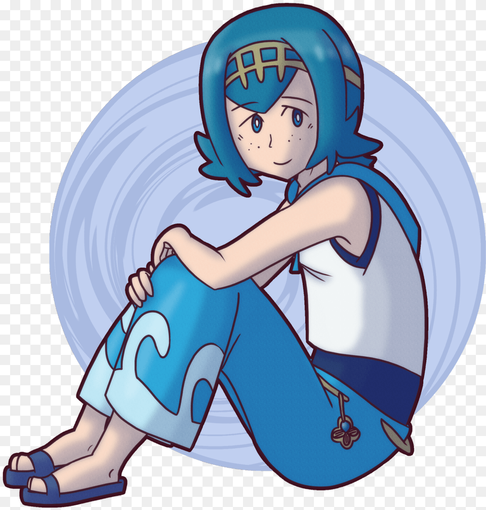 Trial Captain Lana From Pokemon Sunmoon I Love The Pokmon Sun And Moon, Book, Comics, Publication, Person Png