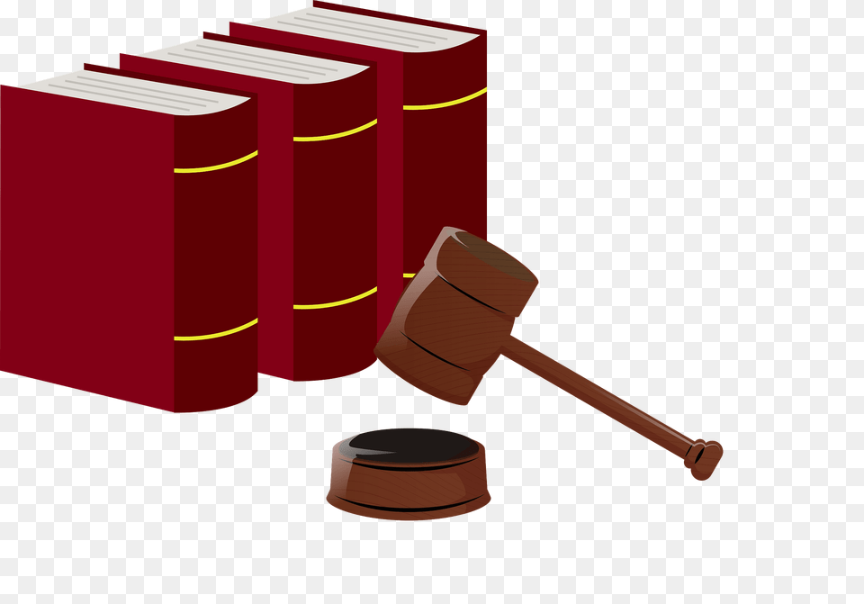 Trial Statute Books And Gavel Clipart, Device, Hammer, Tool, Dynamite Free Png