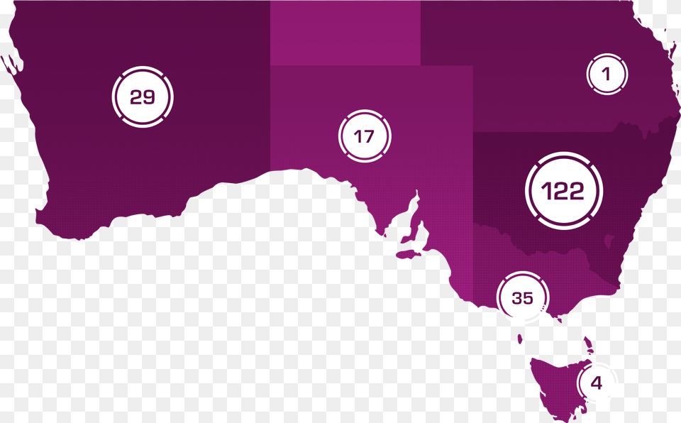 Trials Conducted Map Of Australia, Purple, Art, Graphics, Baby Png Image