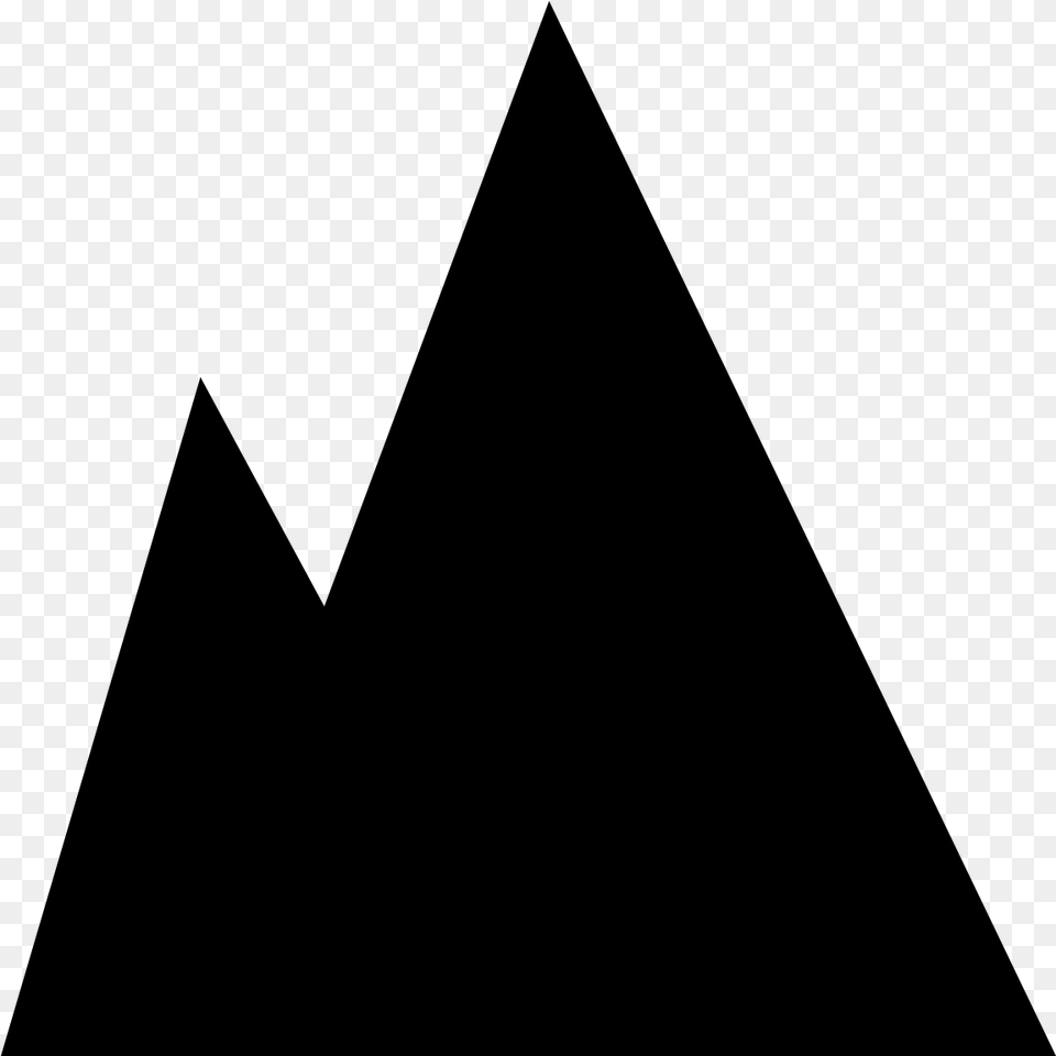 Triangle, Gray Png