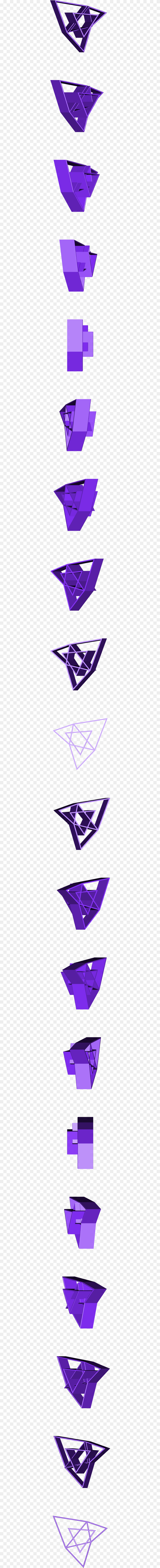 Triangle, Cutlery, Fork, Purple, Art Png Image