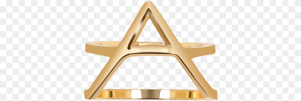 Triangle, Accessories, Jewelry, Ring, Gold Png