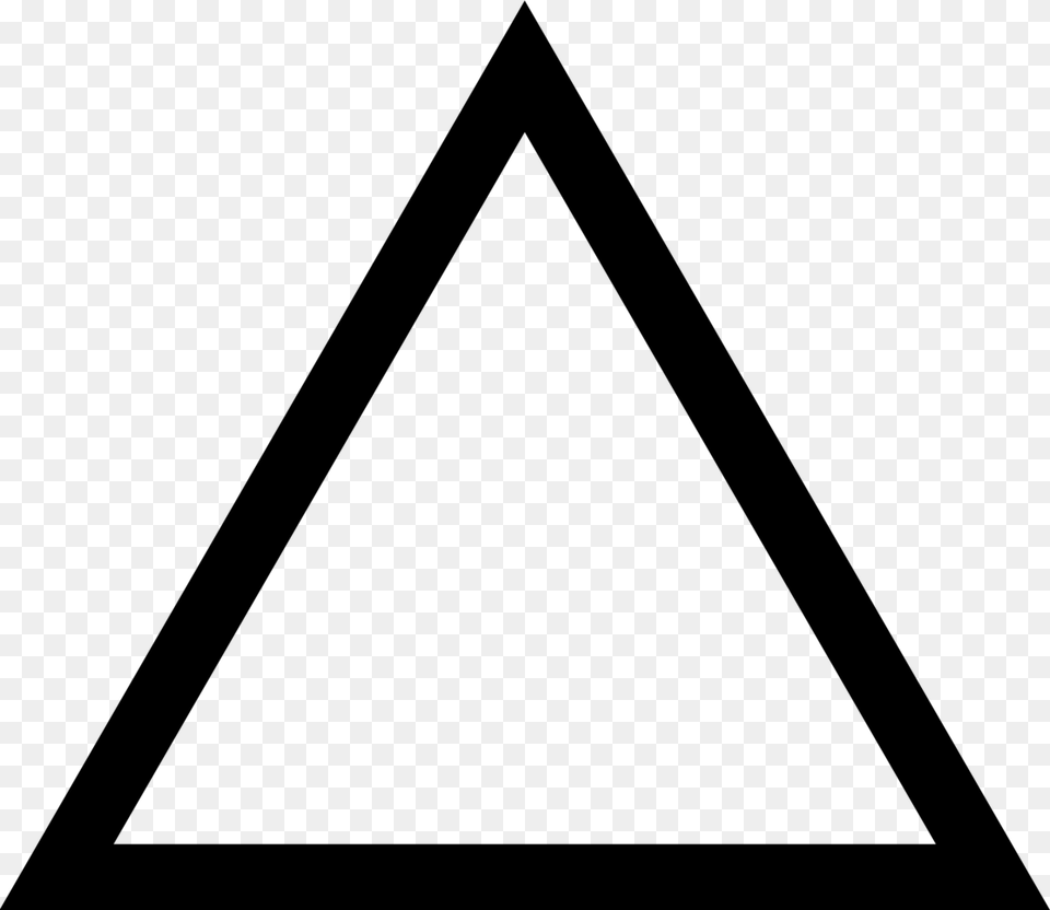 Triangle, Gray Free Png