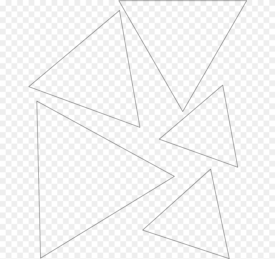 Triangle, Gray Png