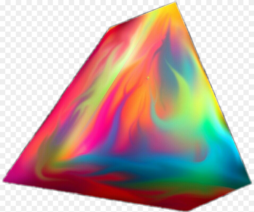 Triangle 3d Colors Colorful 3deffect Irethf5 Art, Computer Hardware, Electronics, Hardware, Monitor Png