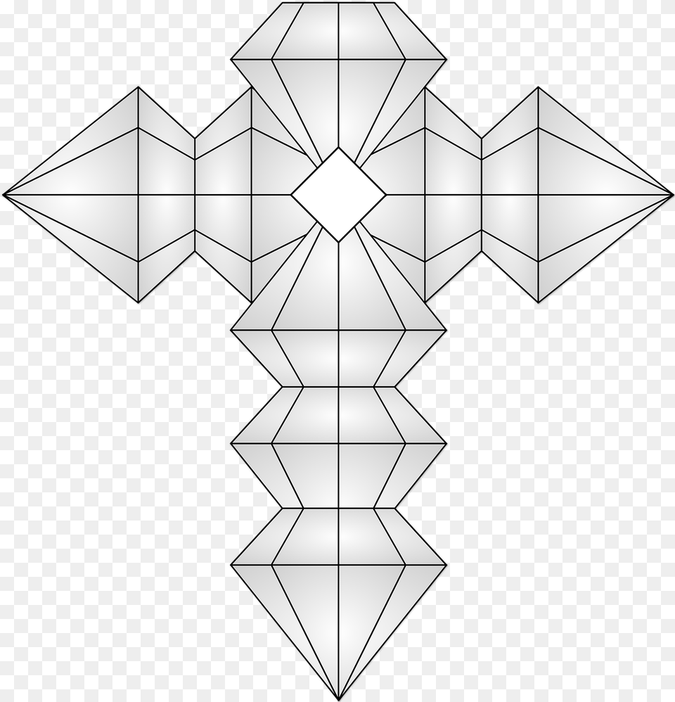 Triangle, Cross, Symbol, Outdoors, Art Free Transparent Png