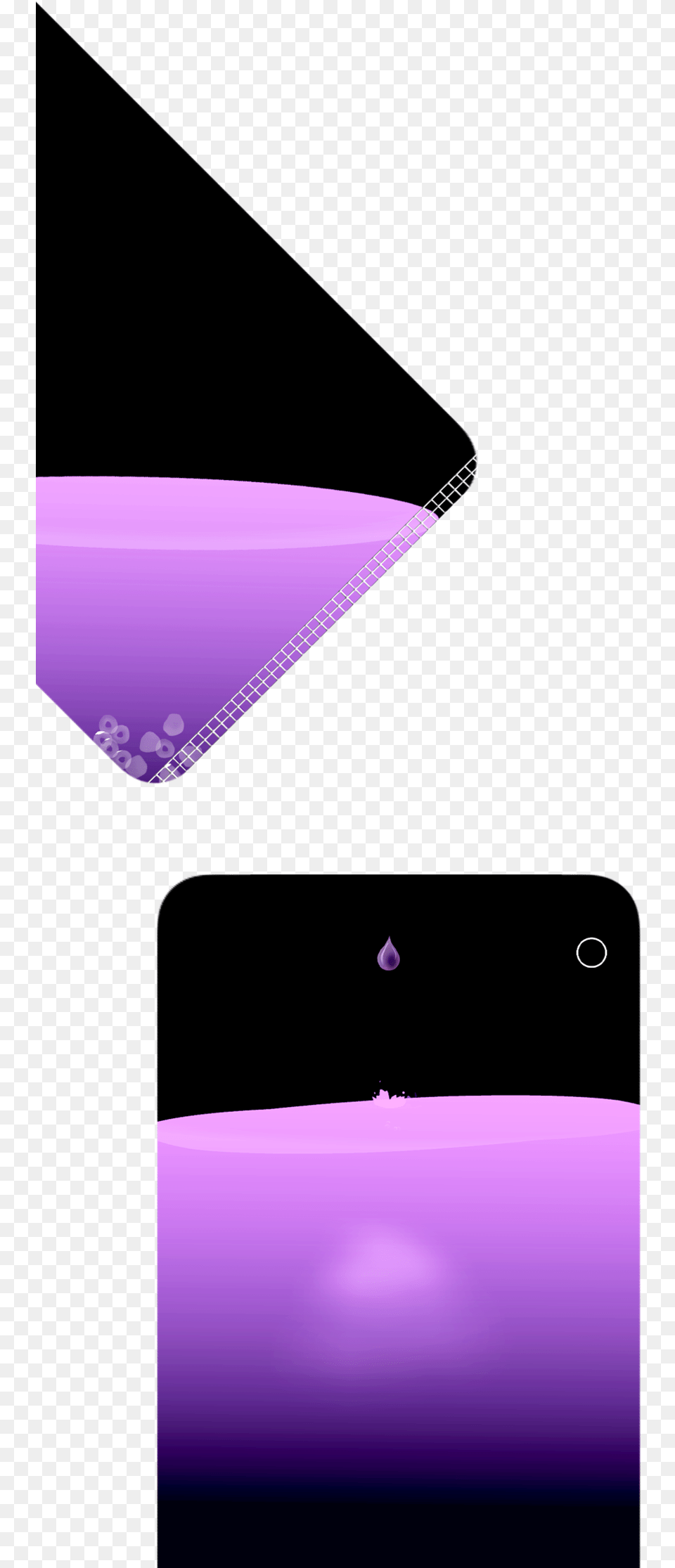 Triangle, Purple, Droplet, Art, Graphics Png