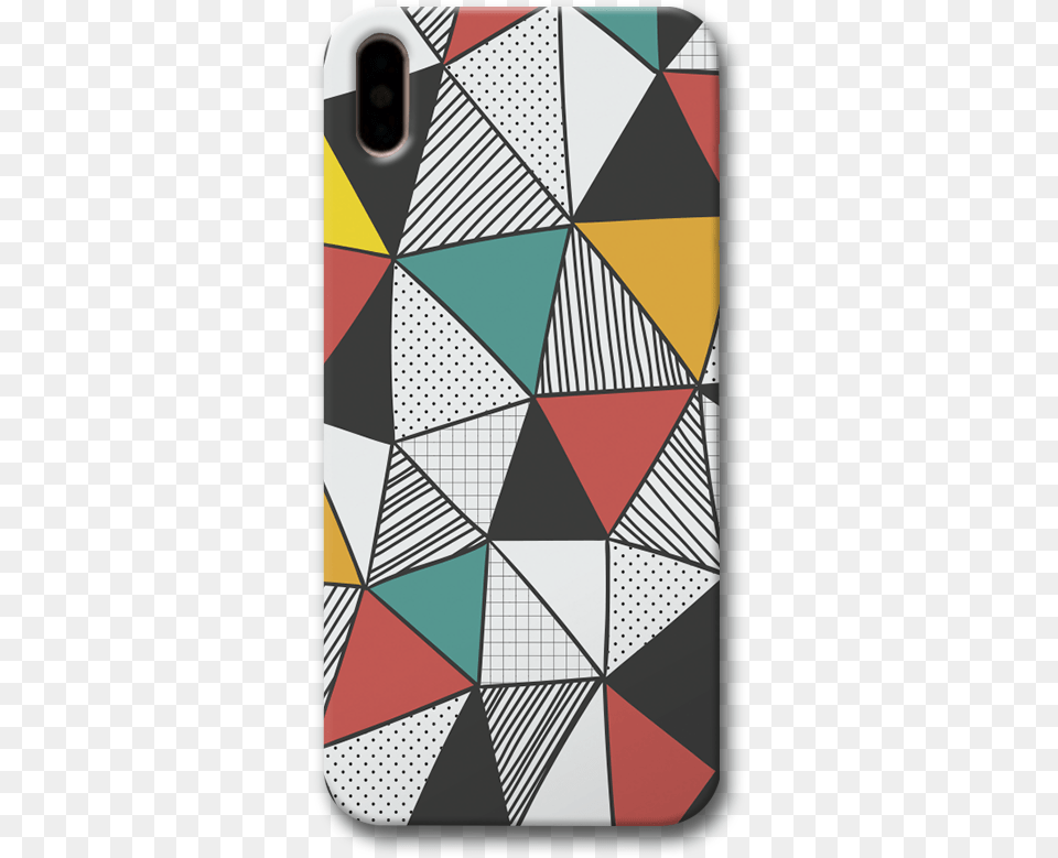 Triangle Abstract Pattern Apple Iphone X Case Notebook Journal Dot Gridgraphlinedblank No Lined, Electronics, Mobile Phone, Phone, Art Png Image