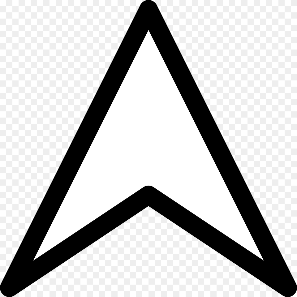 Triangle Arrow Up White Arrow Pointing Up Png Image