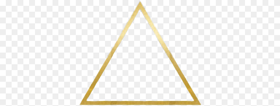 Triangle Background Gold Neon Lights Remixit Triangle, Bow, Weapon Png Image