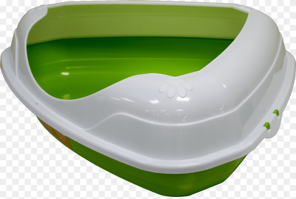 Triangle Cat Litter Pan With Rim Green Toilet Free Transparent Png