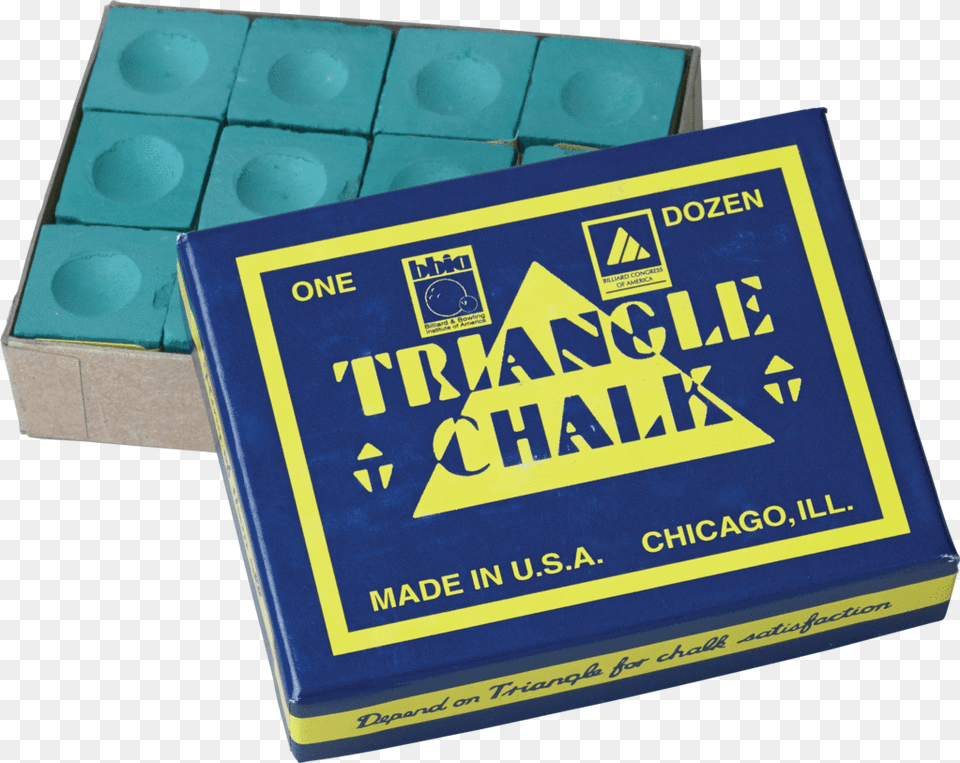 Triangle Chalk 12 Piece Box Slope Free Transparent Png