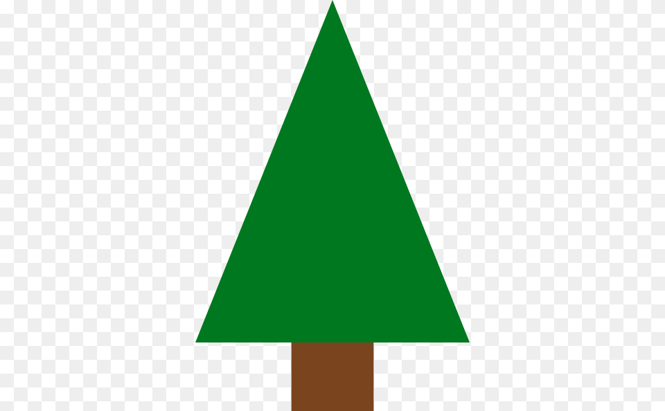 Triangle Christmas Tree Clipart Png