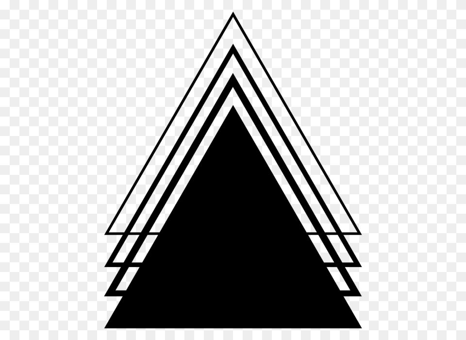 Triangle Design Gray Png Image