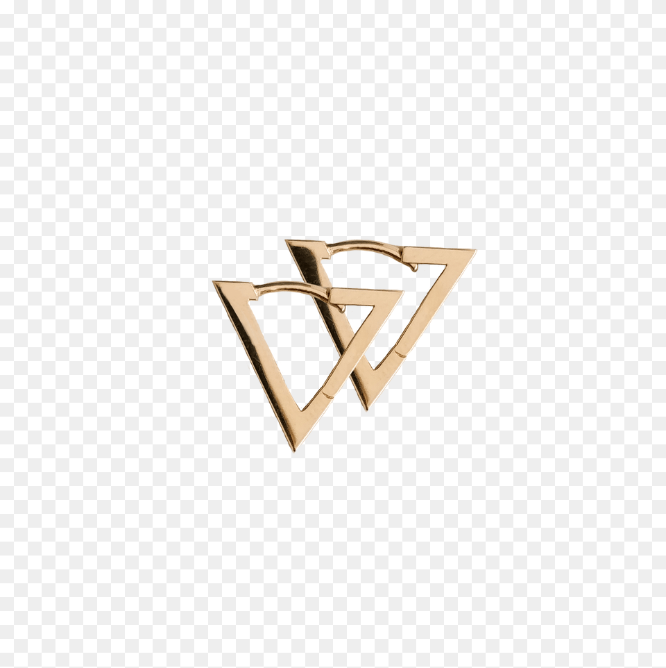 Triangle Earrings Gold, Crib, Furniture, Infant Bed Free Png