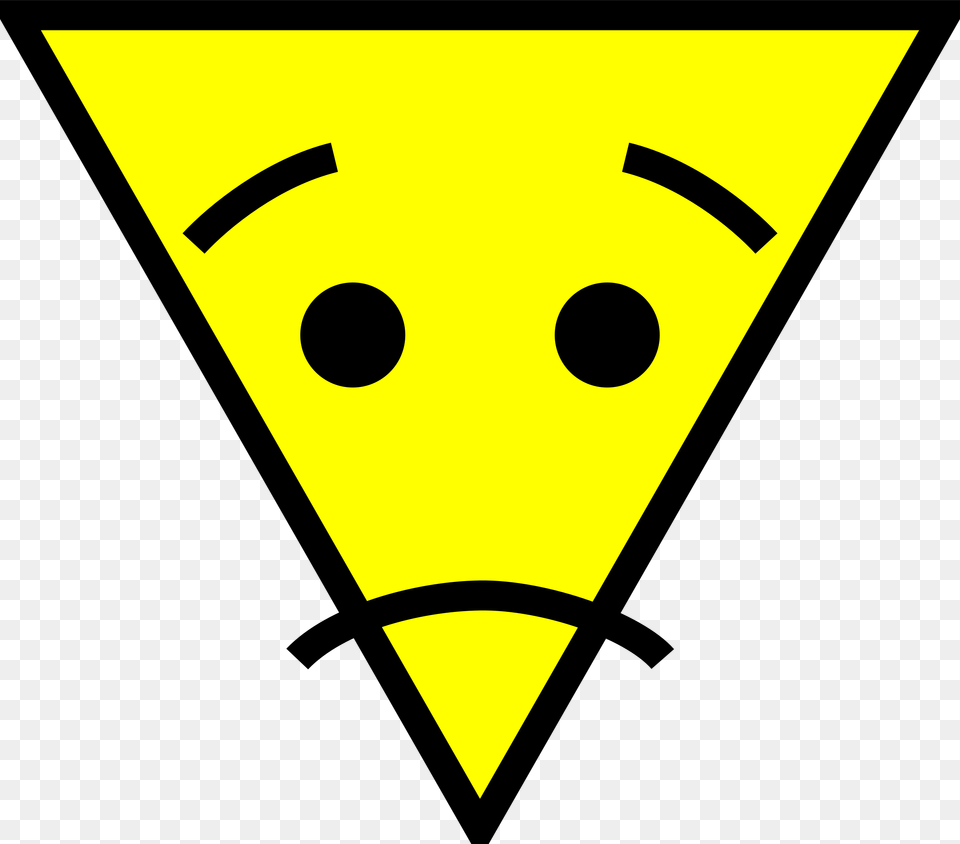 Triangle Face Clip Arts Triangle With A Face Free Transparent Png