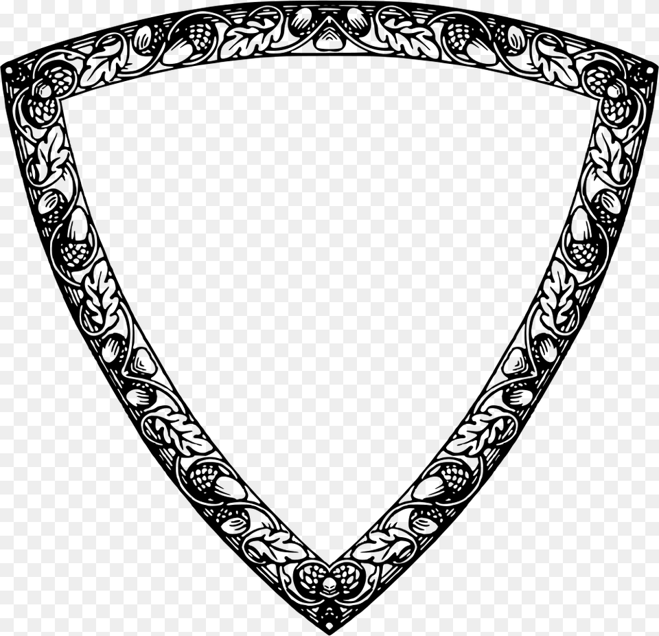 Triangle Frame, Gray Free Png