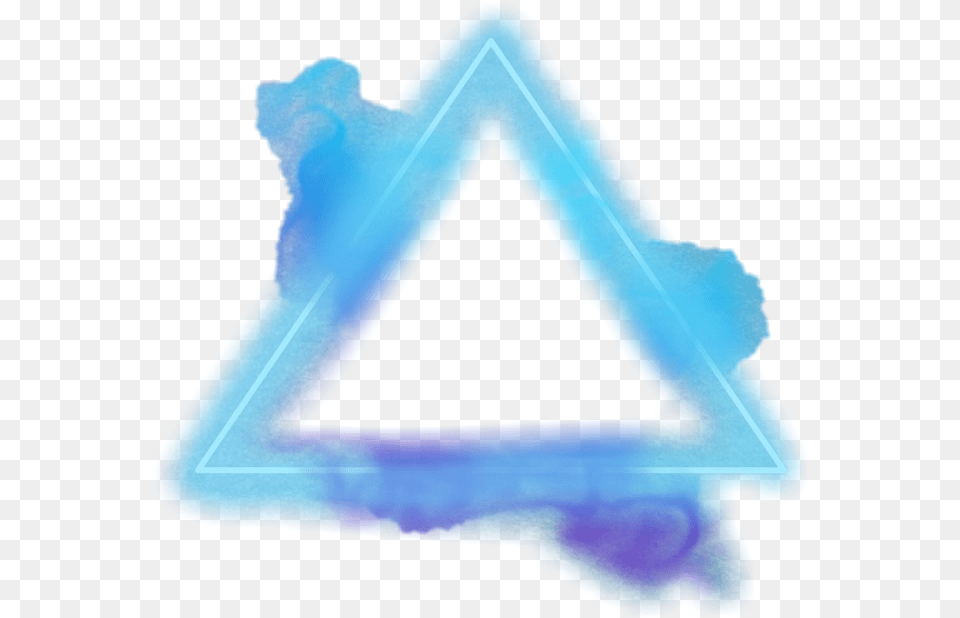 Triangle Frame Geometry Blue Smoke Vertical, Person Png