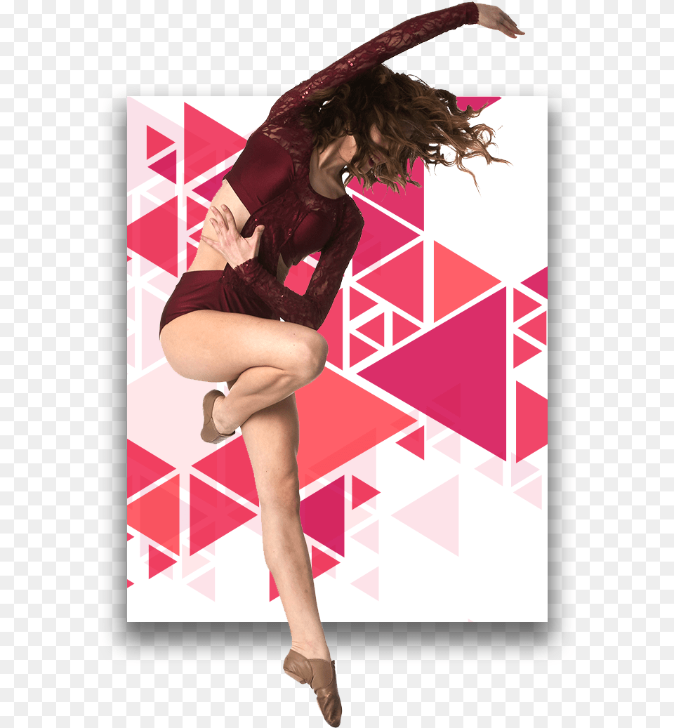 Triangle Geometric Pattern Background, Person, Dancing, Leisure Activities, Adult Png Image