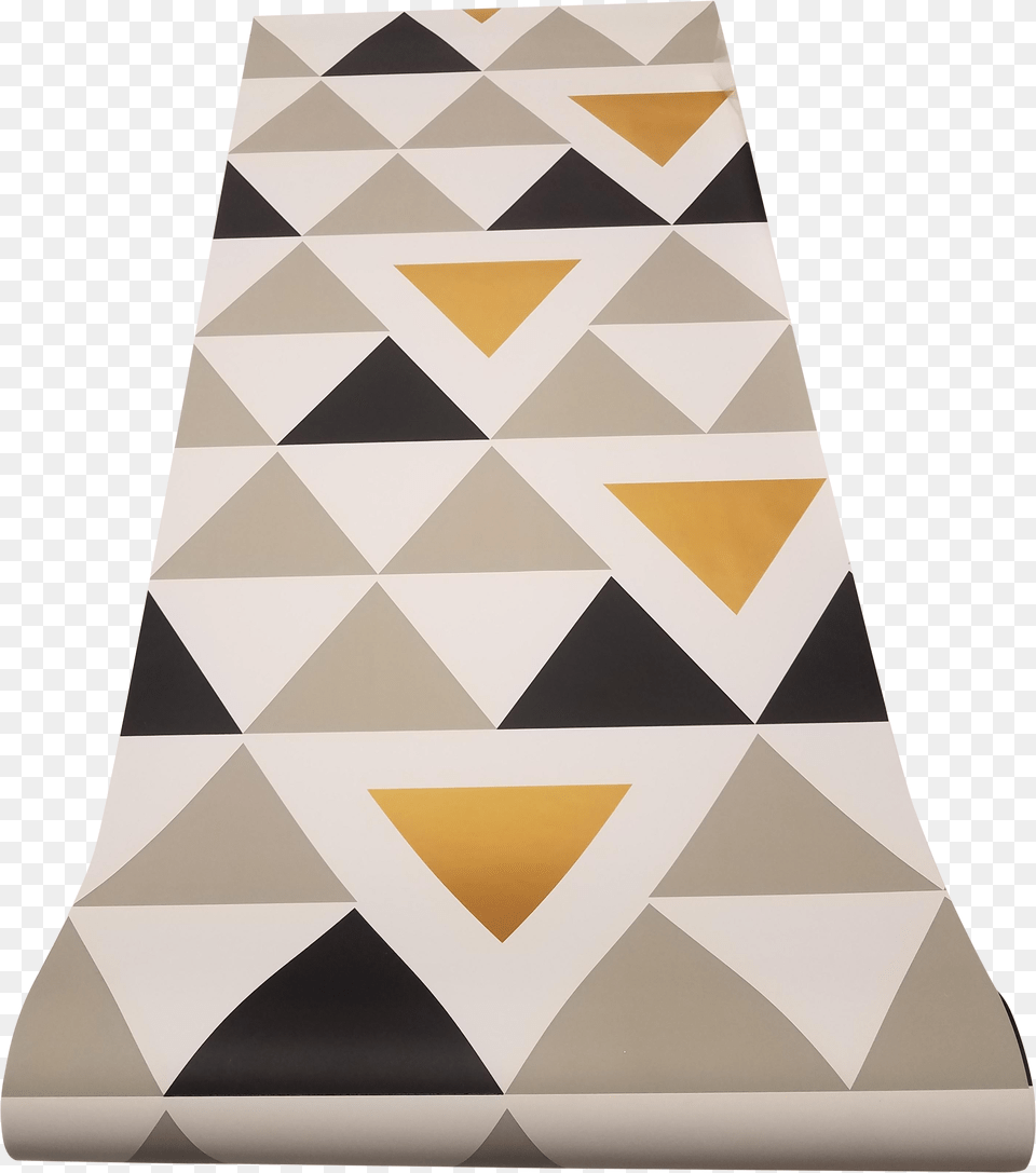 Triangle Geometric Peel And Stick Wallpaper Triangle, Home Decor, Rug, Furniture Free Transparent Png