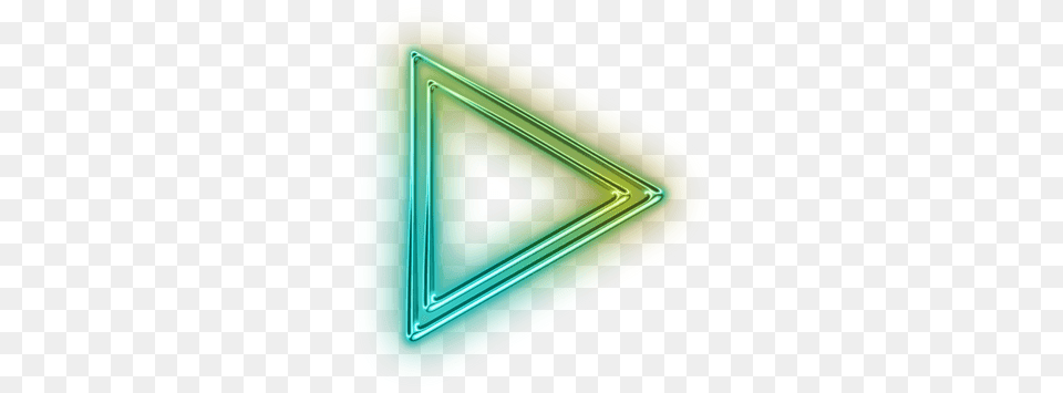 Triangle Green Blue Neon Freetoedit Overlay Sticker Transparent Neon, Accessories, Mailbox, Pattern Free Png Download
