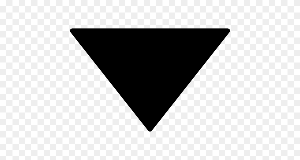 Triangle Icon, Gray Png Image