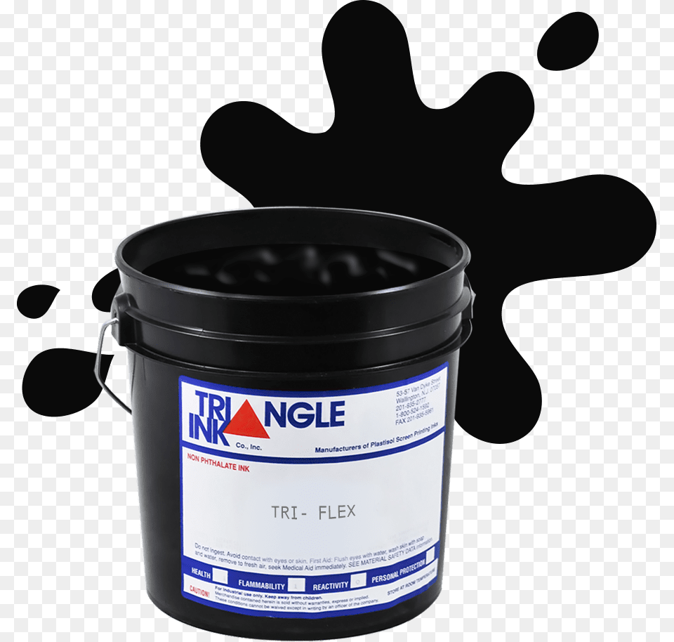 Triangle Ink, Bucket, Can, Tin, Paint Container Png Image