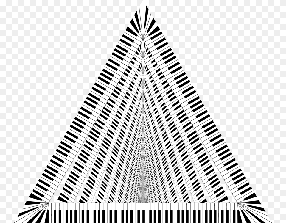 Triangle Instrument Clipart Triangle Piano Keys, Keyboard, Musical Instrument, City, Urban Free Transparent Png