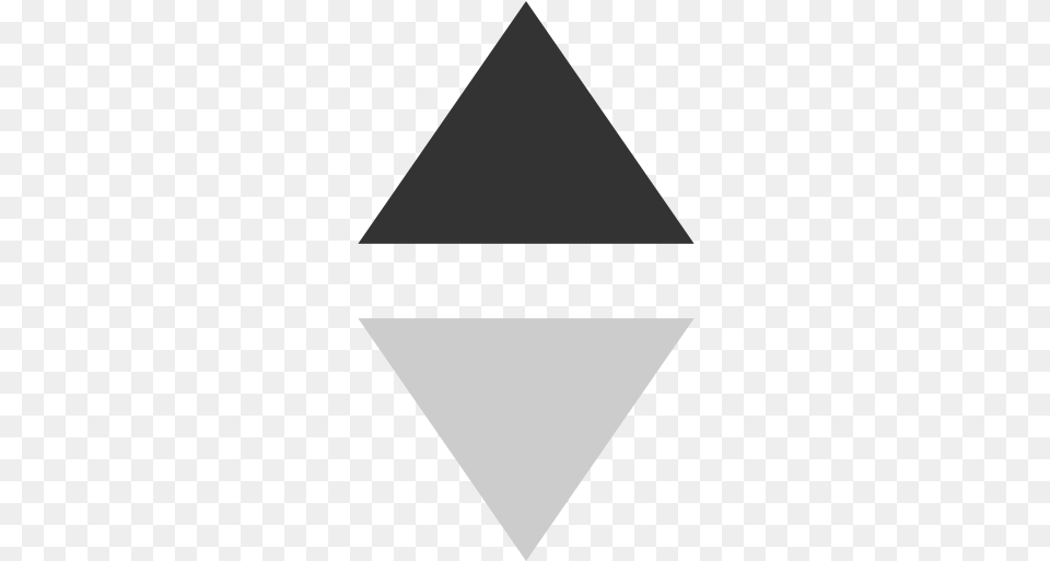 Triangle Line Cone Logo Ascending Descending Icon Png Image